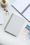 Hard Cover A5 Spiral Bound Unlimited Agenda Motivational Sheets Sticker and Dry Flowers - 7