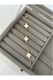 Beyaz Yonca Detaylı Çift Taraflı Bileklik