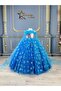 Girl's Elsa Costume, Elsa Dress with Tail - 2