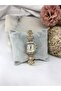 Elegant Gold Women's Wristwatch with Square Stones - 6