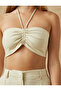 Crop Tank Top Halter Neck Linen Blend - 5