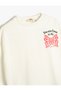 Butterfly Sweatshirt Long Sleeve Crew Neck Ribbed - 3