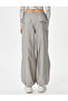 Parachute Trousers Relaxed Cut with Floor Detail and Pockets - 4