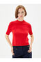 Knitwear Sweater Short Sleeve Stand Collar - 3