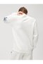 College Sweatshirt Crew Neck Long Sleeve Embroidered Detailed - 4