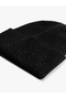 Stone Detailed Knitted Beanie - Folded - 3