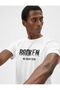 Sports T-Shirt with Slogan Print, Crew Neck, Short Sleeves