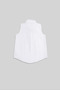 Elena Ecru Cotton Short Sleeve Girls' Shirt - 4