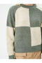 Knitwear Sweater Color Blocked Round Neck Long Sleeve - 5