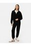 Jogger Sweatpants with Elastic Waist and Pocket Detail - 2
