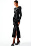 Victoria Sequined Bow Detail Dress(Black) - 7
