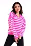 Polo Neck Striped Trend Sweater 1226 - 5