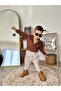 Brown Linen Shirt Cotton Trousers Top and Bottom Set - 5