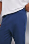 Bryce Men's Relaxed Fit Comfortable Cut Elastic Waist Premium Fabric Dark Blue Sweatpants - 5