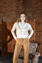 Jewel Buttoned Knitwear Cardigan 5610 Beige-Ecru