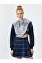Hooded Crop Sweatshirt Slim Fit Printed Color Blocked - 3