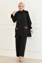 Pocket Detailed Suit Black 19229 - 3