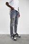 Men's Jean Pants Kp-389 1 Bf Navy Blue Ripped Boyfriend Style