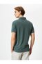 Polo Neck T-Shirt Buttoned Short Sleeve Cotton - 4