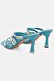 Kadın Orta Blanche çok Zincirli Slip On Sandalet، تركواز - 2