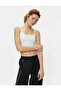 Basic Crop Athlete Thin Strap Ribbed Cotton - 2