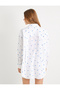 Floral Shirt Embroidered Buttoned Classic Collar Standard Fit - 4