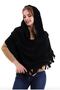 Fleece Winter Black Scarf Shawl