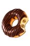 Donut Cocoa Coated Caramel Sauce Cake 35Gr(1 Box) - 3