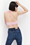 Women V-Neck Sleeveless Knitted Top, Multicolor - 4