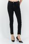 Women Skinny Fit Washed Stretchable Denim Jean, Washed Black
