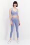 Women Sportswear Fit Training Leggings, Slate Blue - 3