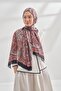 Special Series Ethnic Pattern Shawl 6035-Black Red