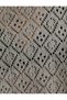 Long Sleeve T-Shirt Crop Openwork Relaxed Cut Crew Neck - 6
