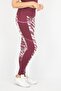 Women Tight Fit Training Tights, Maroon - 3