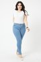 Large Size Jeans Ice Blue Colorfast Collector - 4