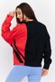 Women Sportswear Fit Brand Logo Training Sweatshirt, Black - 4