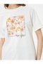 Printed T-Shirt Crew Neck Short Sleeve - 5