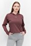 Women Sportswear Fit Training Sweatshirt, Dusty Plum
