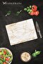 30X40Cm - Variegated Gold Marble - Glass Cutting Board