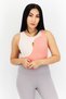 Women Sportswear Fit Sleeveless Tank Top, Peach