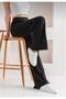 WOMEN'S BLACK HIGH WAISTED SHAPING WIDE FIT MODAL FABRIC PANTS1 - 6