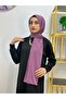 Imported Fabric, Ready-To-Use Shawl with Snap Fasteners, Can Be Used in Two Ways, Lilac Color. - 2