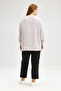 ZIPPERED CREPE TUNIC - 4