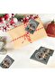 New Year Snow Themed Greeting Card Set, New Year Gift, Birthday Note Cards, 12 Pieces, 5.5 X 8 cm - 3