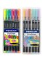 Fineliner 12 Neon and Pastel Colors 0.4mm Fine Felt Tip Writing Pen 1 Pack of 12 Fineliner Pen Set