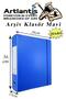 Blue Archive and Project Box 29X36X15Cm 20 Pcs Archive Folder Elastic Plastic Archive Folder Office School