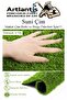 Artificial Grass A3 30X40 cm 3 Pieces A3 Size Model Lawn Decorati Artificial Grass Carpet Terrarium Artificial Grass - 2