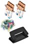 Table Top Office Pack 18 Pieces Copy Paper Metal Paperwork Rack Metal Pen Holder Stapler Machine Wire D - 2