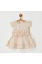 Ac22653 Baby Dress Dress Pompom Vanilla Cream - 6