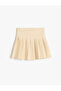 Basic Pleated Skirt with Zipper Detail - 2